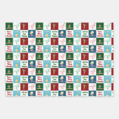 Cute Christmas Gymnastics Girls Personalized Inpakpapier Vel (Voorkant 3)