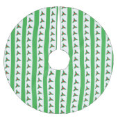 Cute Christmas Holly Berry Pattern Kerstboom Rok (Voorkant)