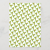 Cute Christmas Icons Scallop CUSTOM Holiday Party Menu (Achterkant)