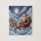 Cute Christmas Kitten and Reindeer  Legpuzzel (Verticaal)