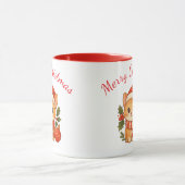 Cute Christmas Kitten Mug  Mok (Midden)