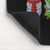 Cute Christmas Manatee Shirt, Holiday Manatee Sant Muismat (Hoek)