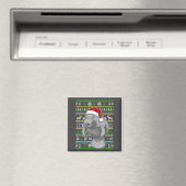 Cute Christmas Manatee Shirt, Manatee Ugly Xmas Sw Magneet (Insitu (Vaatwasser))