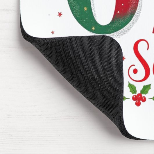 Cute Christmas Meme Six Seven 67 6 7 Holiday Muismat (Hoek)