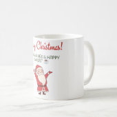 Cute Christmas Mug – Merry Christmas | Warm Hugs & Koffiemok (Voorkant rechts)