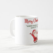 Cute Christmas Mug – Merry Christmas | Warm Hugs & Koffiemok (Voorkant links)
