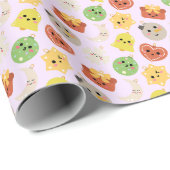 Cute Christmas Ornaments Cadeaupapier (Rol Hoek)