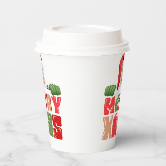 Cute Christmas Papieren Bekers (Links)