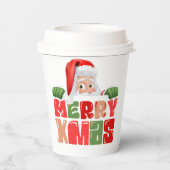 Cute Christmas Papieren Bekers (Achterkant)