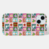 Cute Christmas Patchwork Pattern Case-Mate iPhone Case (Achterkant (horizontaal))