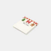 Cute Christmas Personalized Sticky Notes (Schuin)