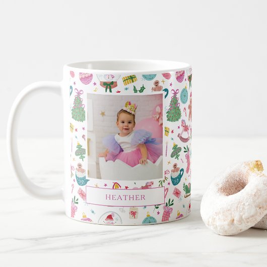 Cute Christmas Photo Mug Koffiemok