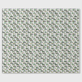 Cute Christmas Pickup Trucks Trees Retro Xmas Gift Cadeaupapier (Vlak)