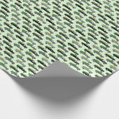 Cute Christmas Pickup Trucks Trees Retro Xmas Gift Cadeaupapier (Hoek)