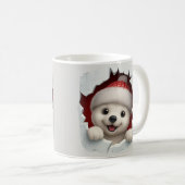 Cute Christmas Polar Bear Mug Koffiemok (Voorkant rechts)
