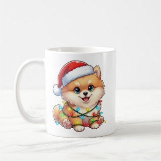 Cute Christmas Pomeranian Mug Koffiemok