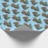 Cute Christmas Potato Cadeaupapier (Hoek)