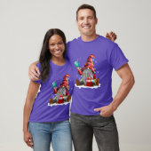 Cute Christmas Red Gnome Santa Light Shirt Gnomes  (Unisex)