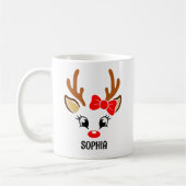 Cute Christmas reindeer face for her Koffiemok (Links)