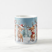 Cute Christmas Reindeer Mug – Cozy Holiday Mug  Koffiemok (Center)