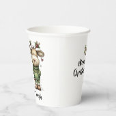 Cute christmas reindeers papieren bekers (Rechts)