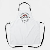 Cute Christmas Santa Claus with Red Hat Schort (Voorkant)