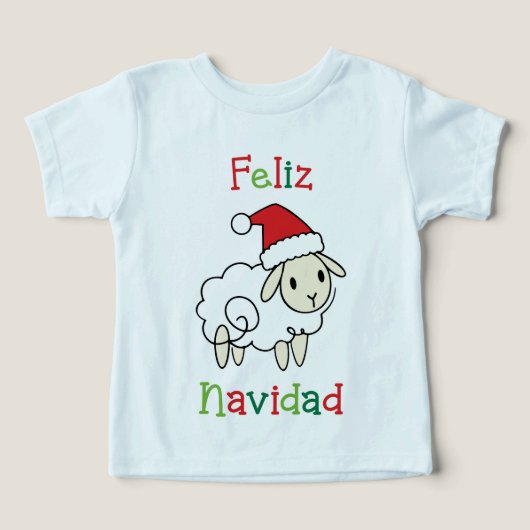 Cute Christmas Sheep – Feliz Navidad (Design voorkant)