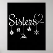 Cute Christmas Sisters  Poster (Voorkant)