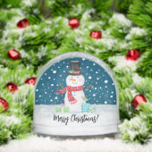 Cute Christmas snowman Family Photo Sneeuwbol (Kerstmis)