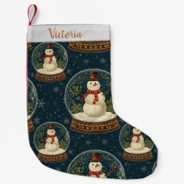 Cute Christmas Snowman Stocking Kleine Kerstsok