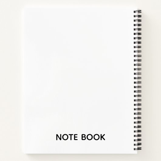 Cute Christmas Squirrel Deluxe Spiral Notebook Notitieboek (Achterkant)