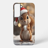 Cute Christmas Squirrel Galaxy S22 Plus Case Samsung Galaxy Hoesje (Achterkant)
