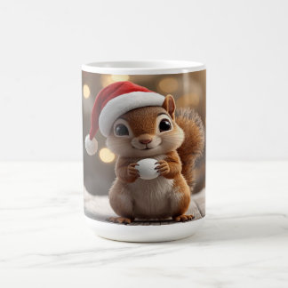 Cute Christmas Squirrel Holiday Mug Koffiemok