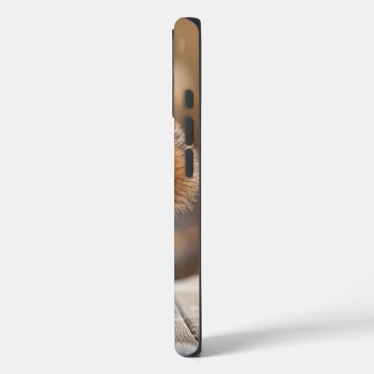 Cute Christmas Squirrel iPhone 16 Case (Achterkant / Links)