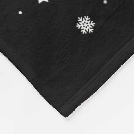 Cute Christmas Squirrel Lights Reindeer Xmas Holid Fleece Deken (Hoek)