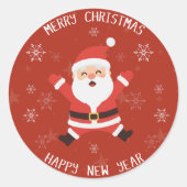 Cute Christmas Sticker | Festive Holiday Design (Voorkant)