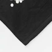 Cute Christmas Teeth Funny Christmas Dentist Denta Fleece Deken (Hoek)