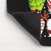 Cute Christmas Teeth Funny Christmas Dentist Denta Muismat (Hoek)