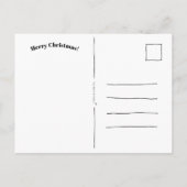 Cute Christmas Tree Merry Christmas Card. Briefkaart (Achterkant)