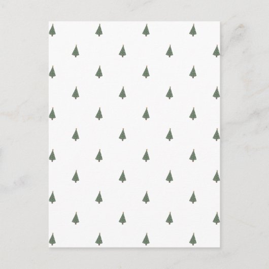 Cute Christmas Tree Merry Christmas Card. Briefkaart (Voorkant)