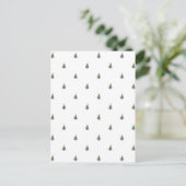 Cute Christmas Tree Merry Christmas Card. Briefkaart (Staand voorkant)
