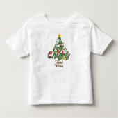 Cute Christmas Tree My First Christmas Kid's  Kinder Shirts (Voorkant)