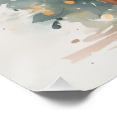 Cute Christmas tree reindeer cozy Holiday Wall Art Perfect Poster (Hoek)