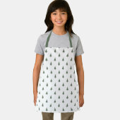 Cute Christmas Trees Pattern Apron Schort (Insitu)