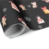 Cute Christmas Wrapping Paper Cadeaupapier (Rol Hoek)