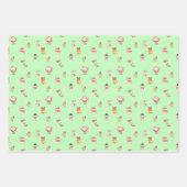 Cute Christmas Wrapping Paper Set (Voorkant 3)