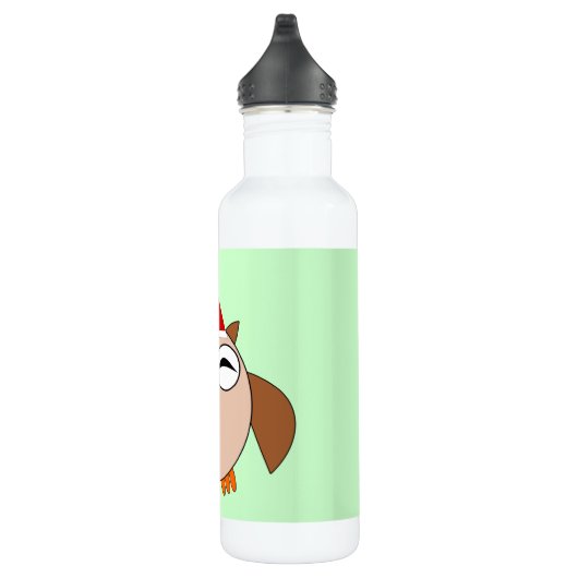 Cute Chritsmas Owl Waterfles (Rechts)