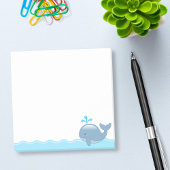 Cute Chubby Cartoon Whale Post-it® Notes