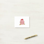 Cute Chubby Chicken Post-it® Notes (Op bureau)