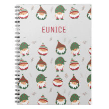 Cute Chubby-kerst - Elves Pattern